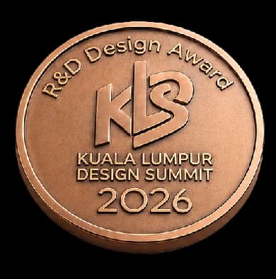 Bronze R&D Design Award medal